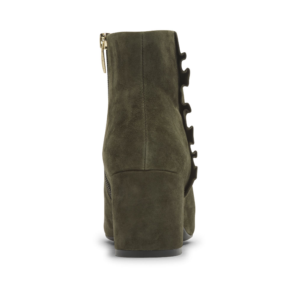 Botas Rockport Mulher Verdes - Total Motion Oaklee Ruffle - 27945ISXH